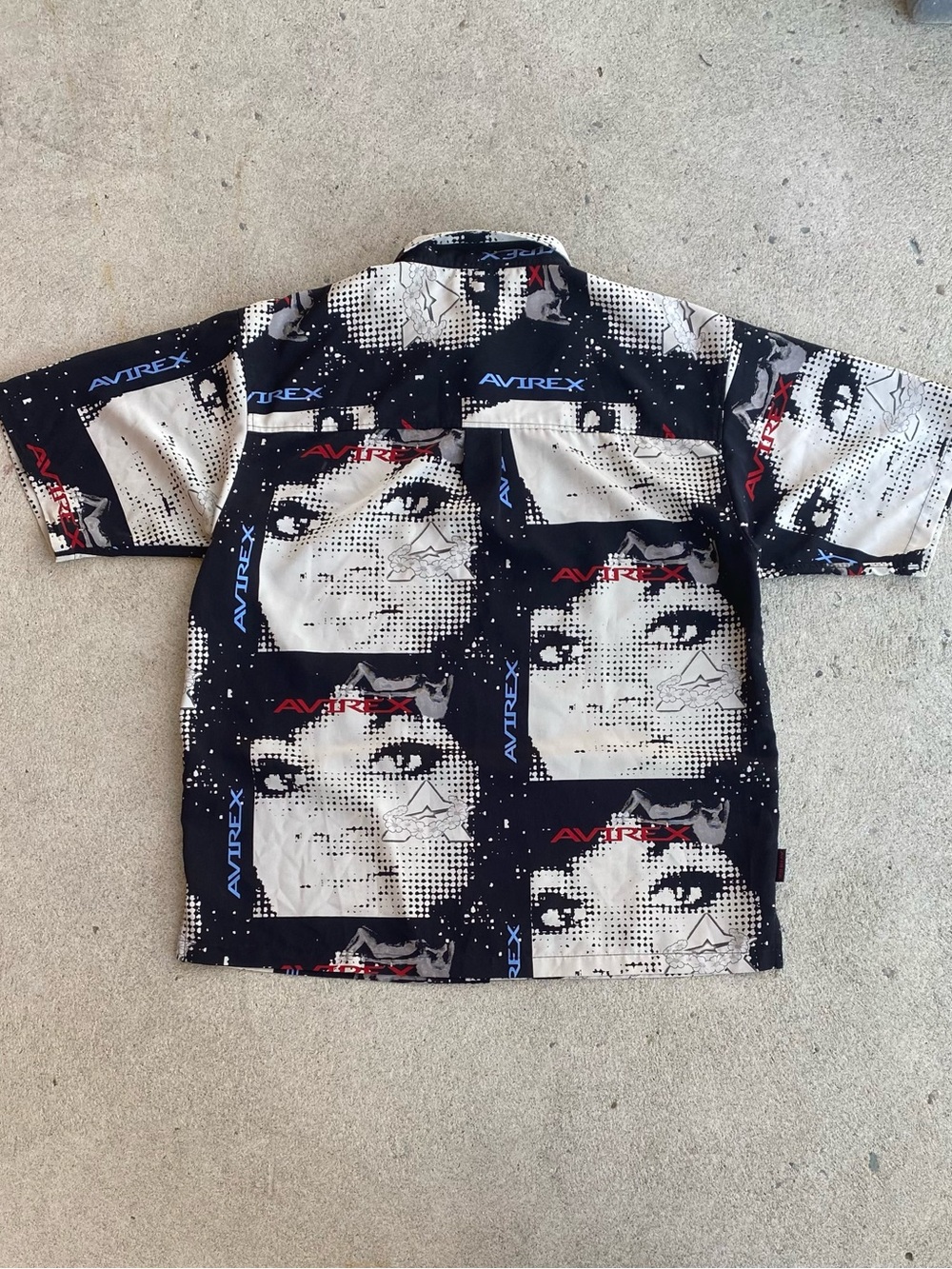 00s Y2k/Cyber Avirex Button Up Shirt - Picture 3 of 6
